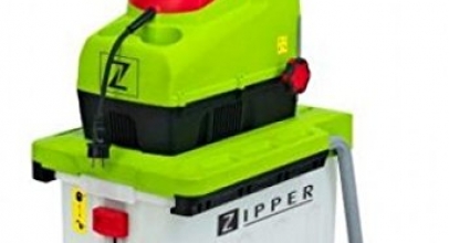 Trituradora ZIPPER ZI-GHAS2800 compostadora silenciosa astilladora jardin 2800W